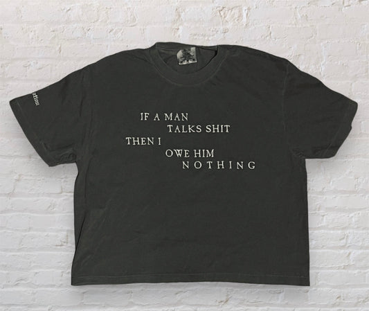 Rep Embroidered Lyric Tee