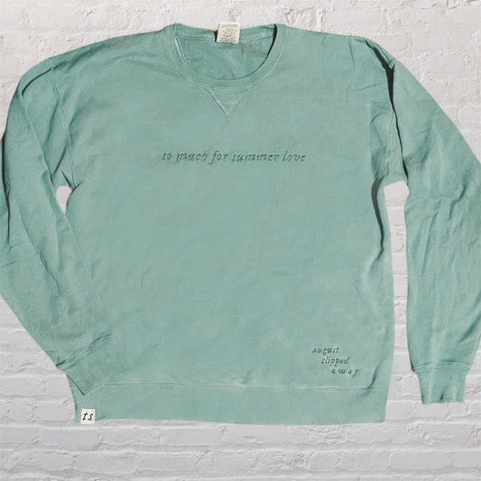 August embroidered sweatshirt