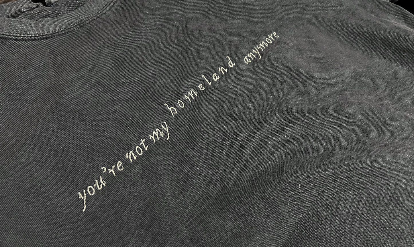 Exile embroidered sweatshirt