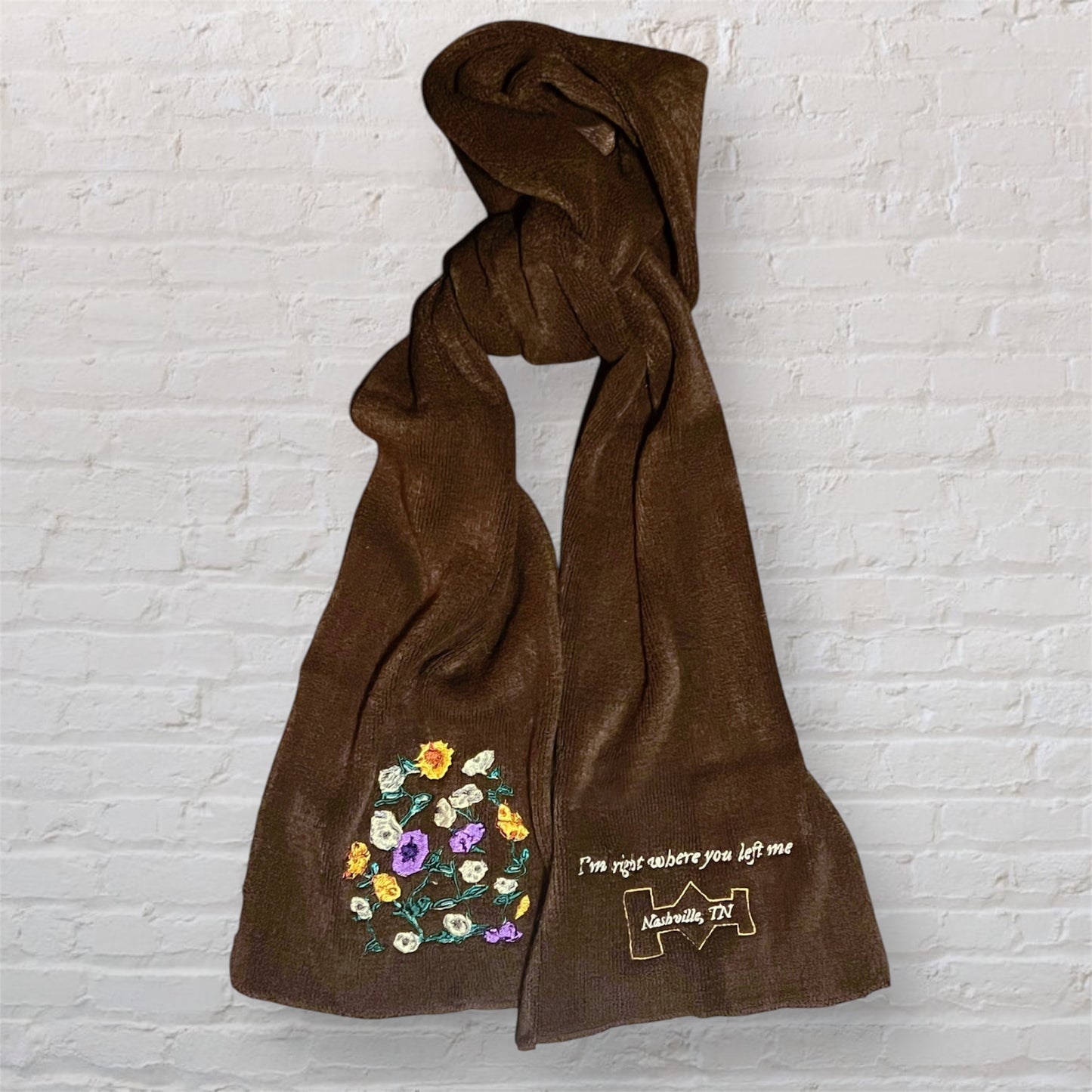 Surprise Song Personalized Embroidered Scarf