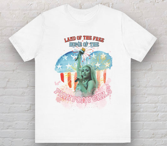 Pink Pony 4th of July Tee