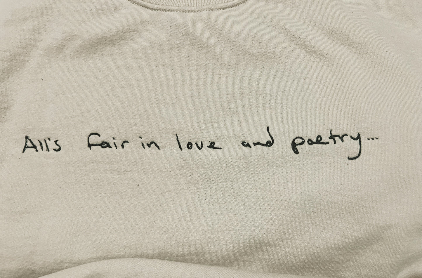 All’s Fair in Love Embroidered Sweatshirt