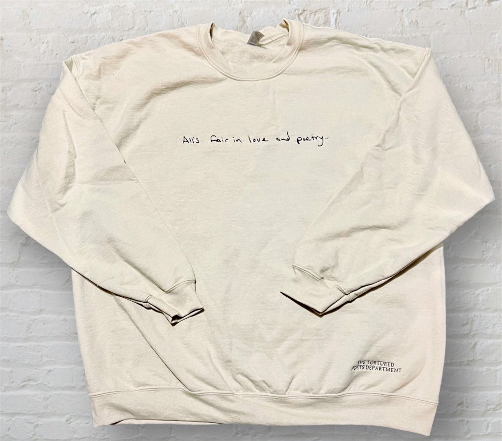 All’s Fair in Love Embroidered Sweatshirt