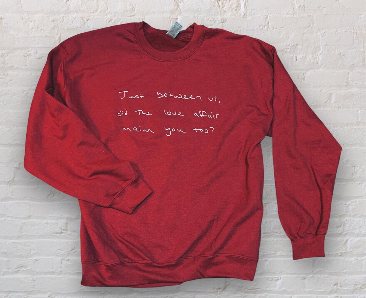 All Too Well Embroidered Sweatshirt